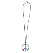 Rainbow Peace Pendant Necklace at Spirit Halloween