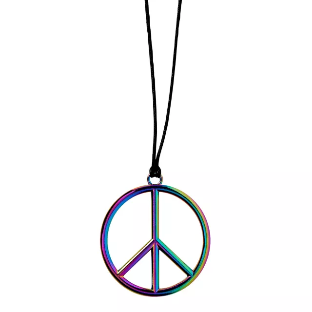Rainbow Peace Pendant Necklace at Spirit Halloween