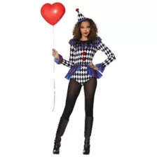Adult Carnival Clown Bodysuit Costume at Spencer's