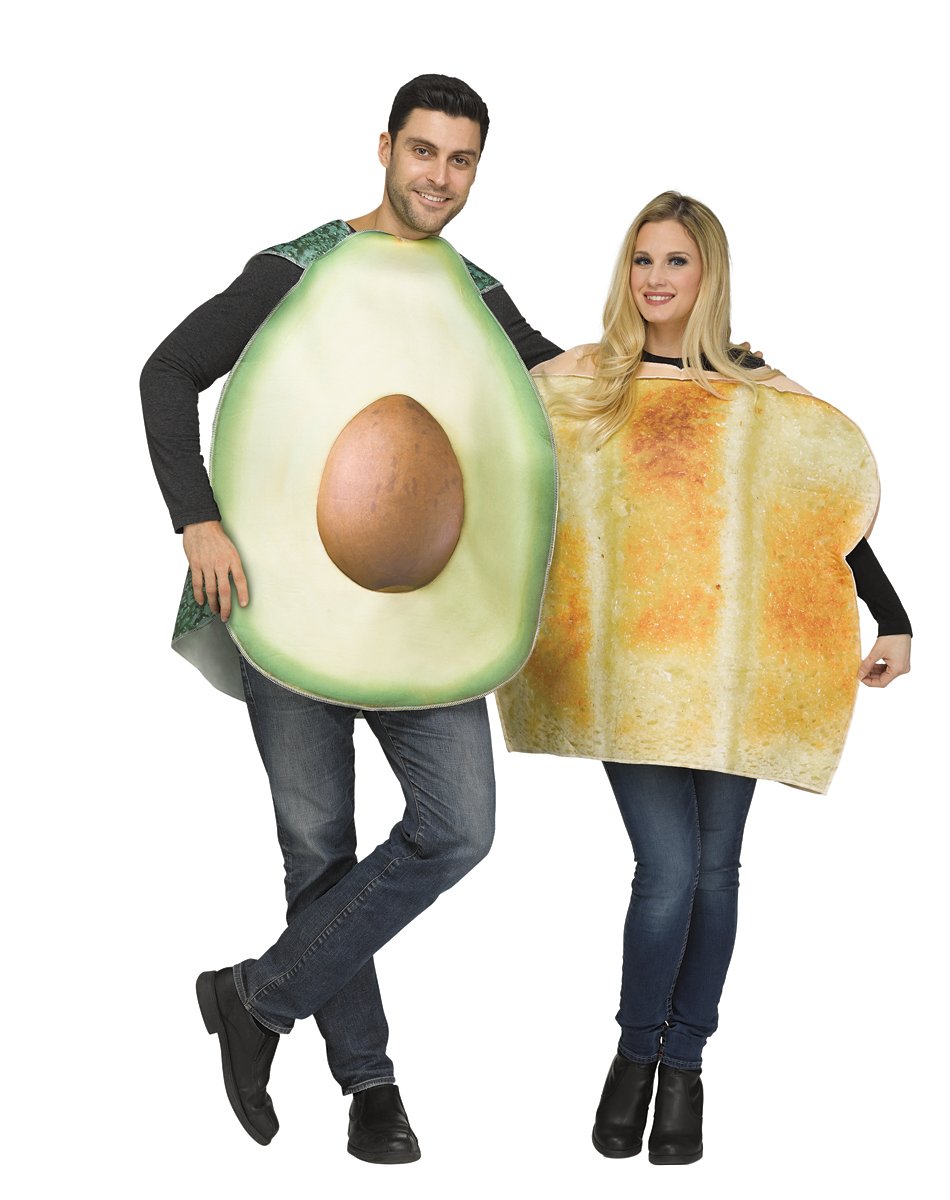 Adult Avocado and Toast Couples Costume by Spirit Halloween