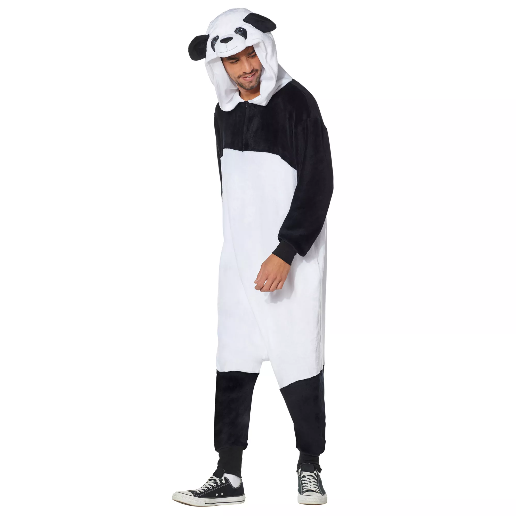 Adult Panda Jumpsuit Costume at Spirit Halloween