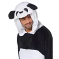 Adult Panda Jumpsuit Costume at Spirit Halloween