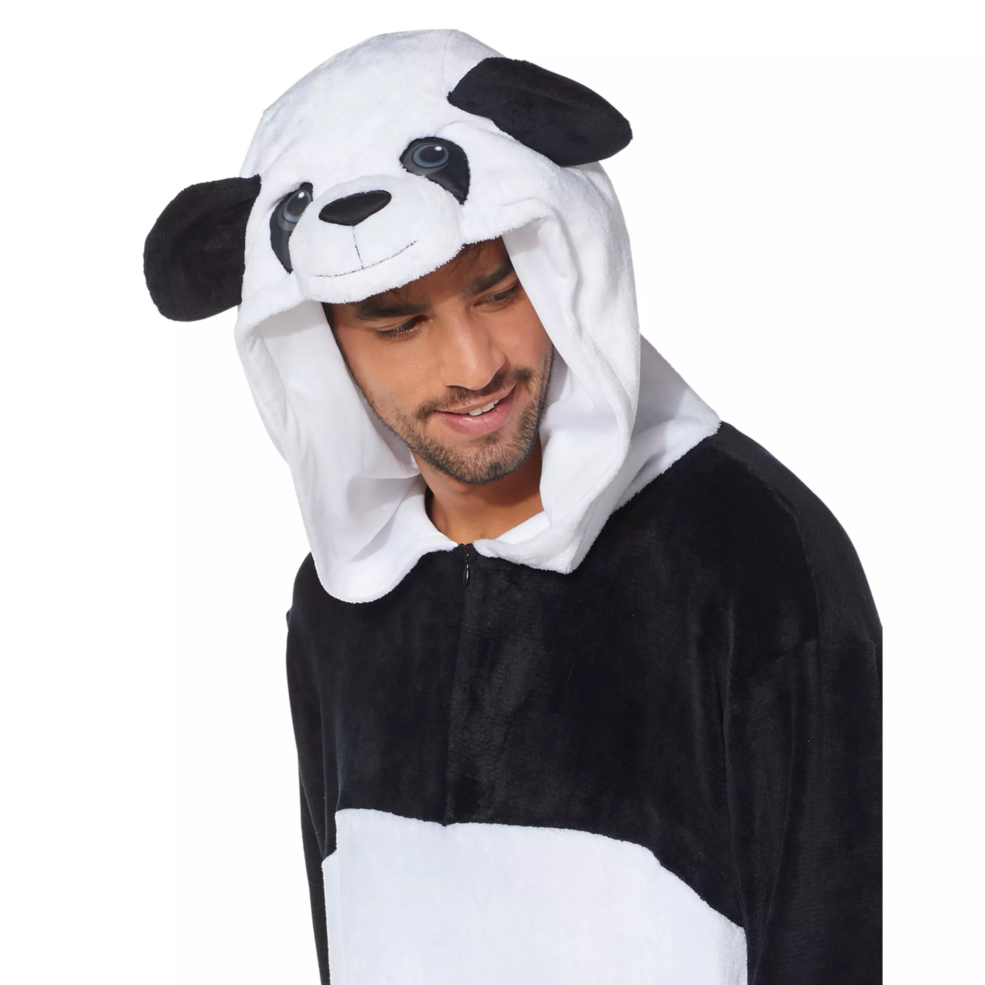 Adult Panda Jumpsuit Costume at Spirit Halloween