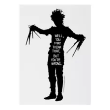 Silhouette Decal - Edward Scissorhands at Spirit Halloween
