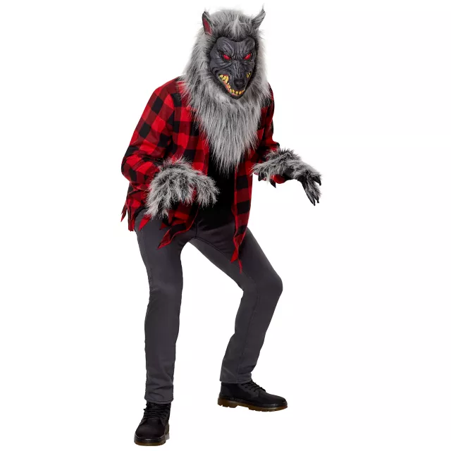 Adult Faux Fur Werewolf Costume - Spirithalloween.com