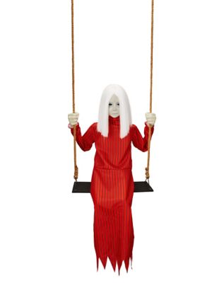 Ghostly Swing Girl Static Prop