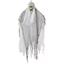 36 Inch Light-Up Hanging White Reaper Decoration - Spirithalloween.com