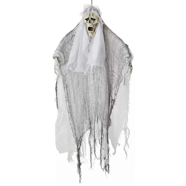 36 Inch Light-Up Hanging White Reaper Decoration - Spirithalloween.com