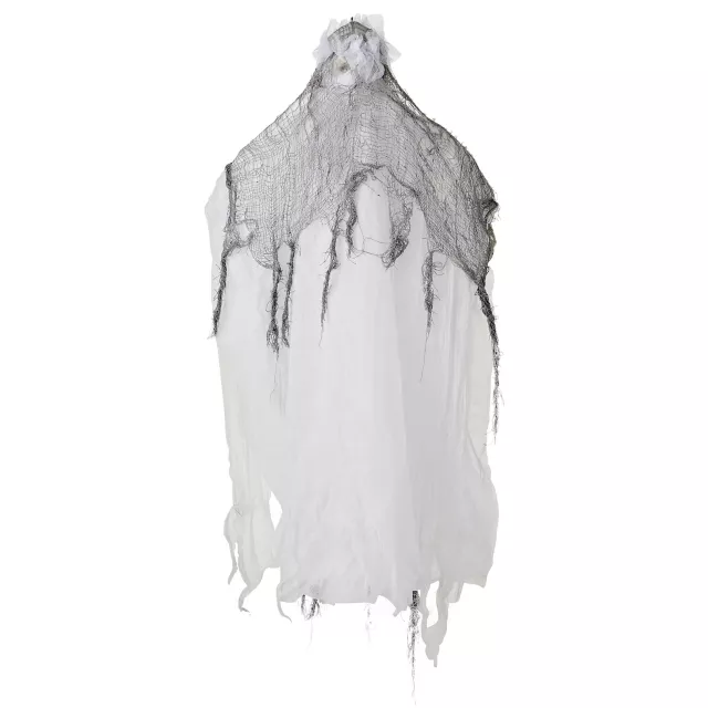 36 Inch Light-Up Hanging White Reaper Decoration - Spirithalloween.com