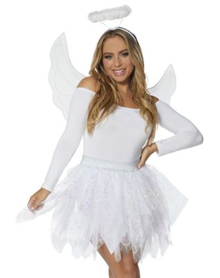 white tutu angel costume