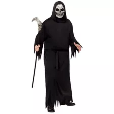 Adult Grim Reaper Plus Size Robe at Spencer's