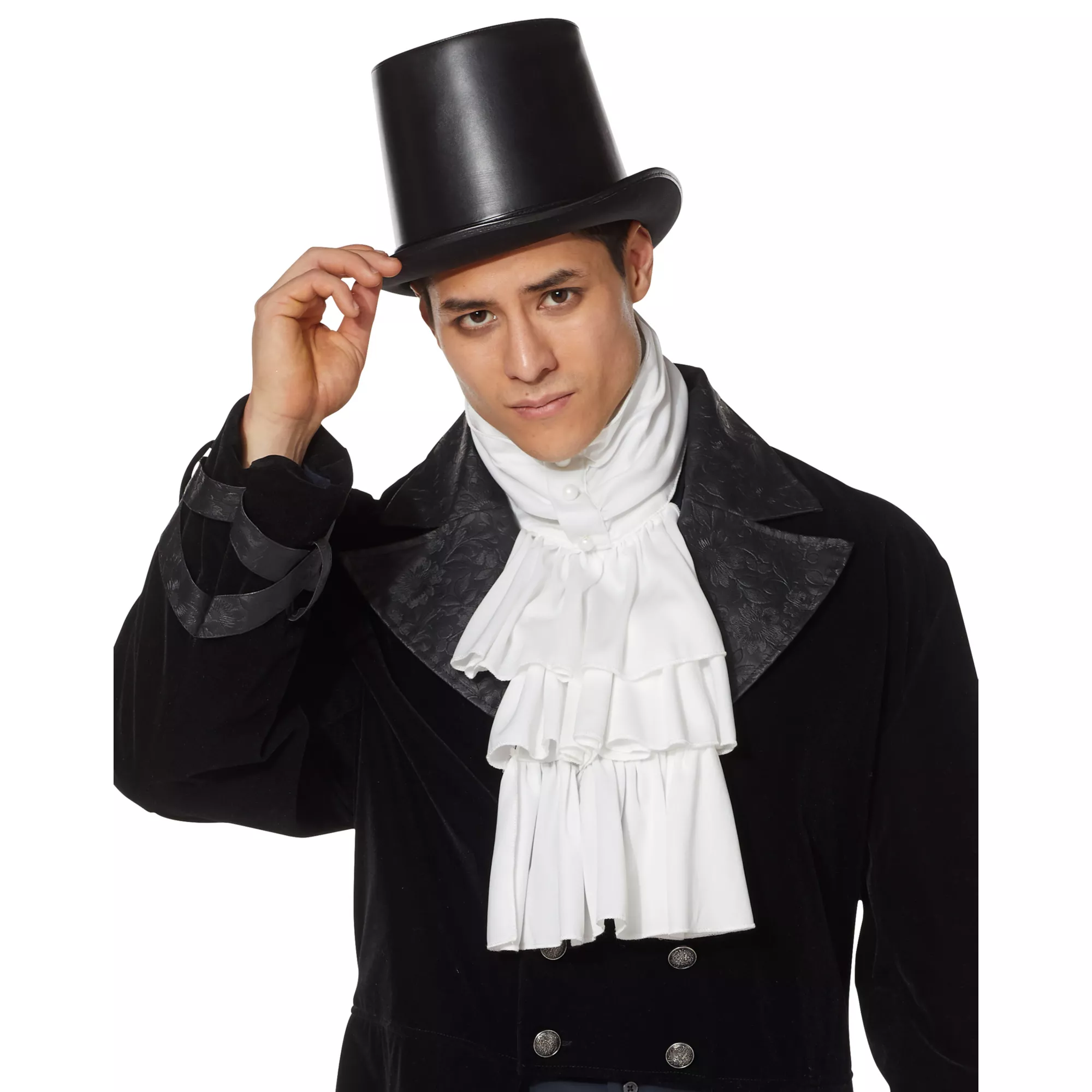 White Vampire Jabot at Spirit Halloween