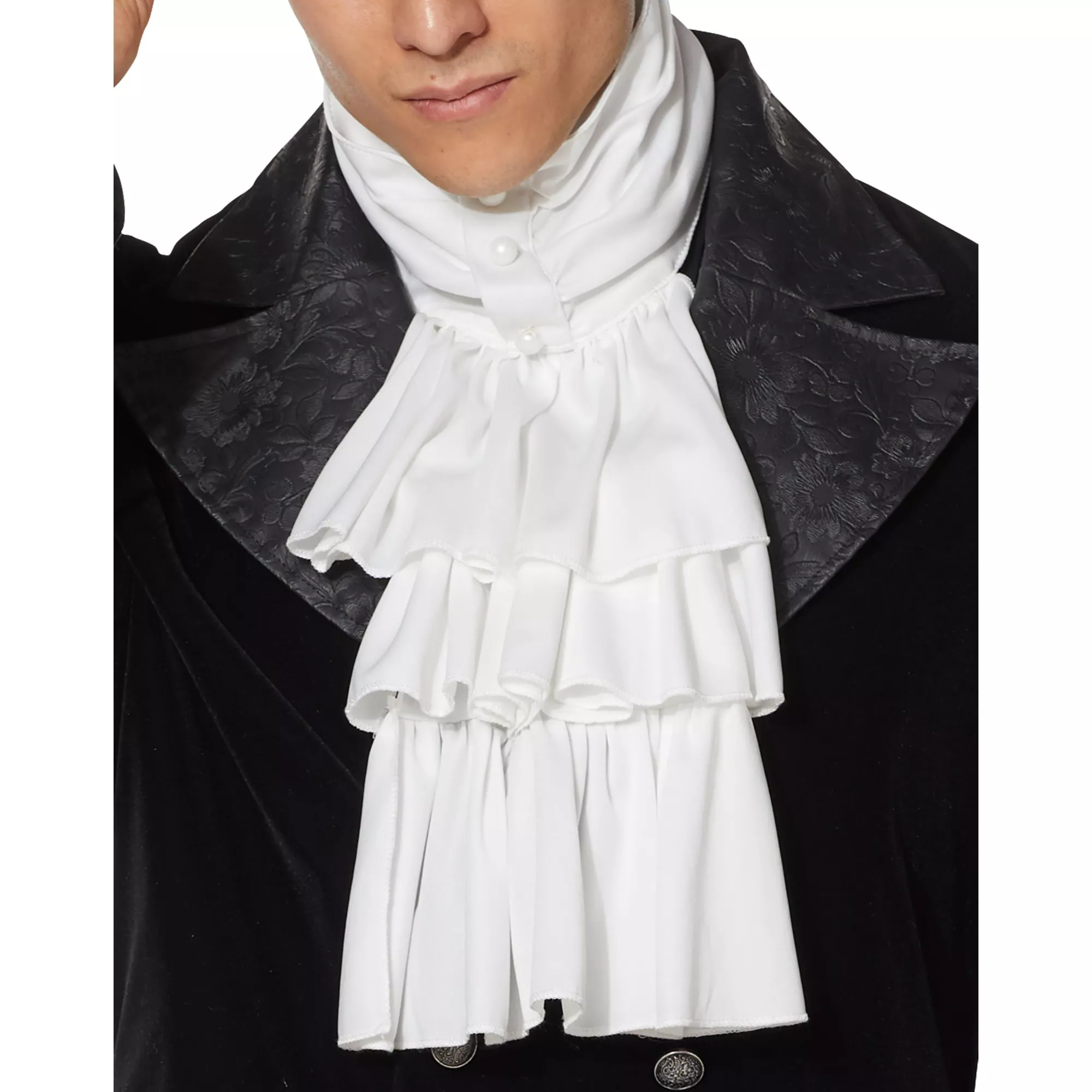 White Vampire Jabot at Spirit Halloween