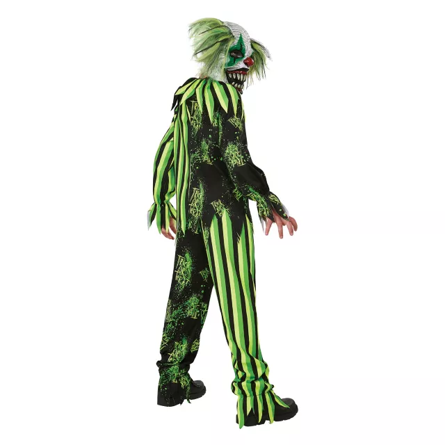 Kids Glow in the Dark Chaos Clown Costume at Spirit Halloween