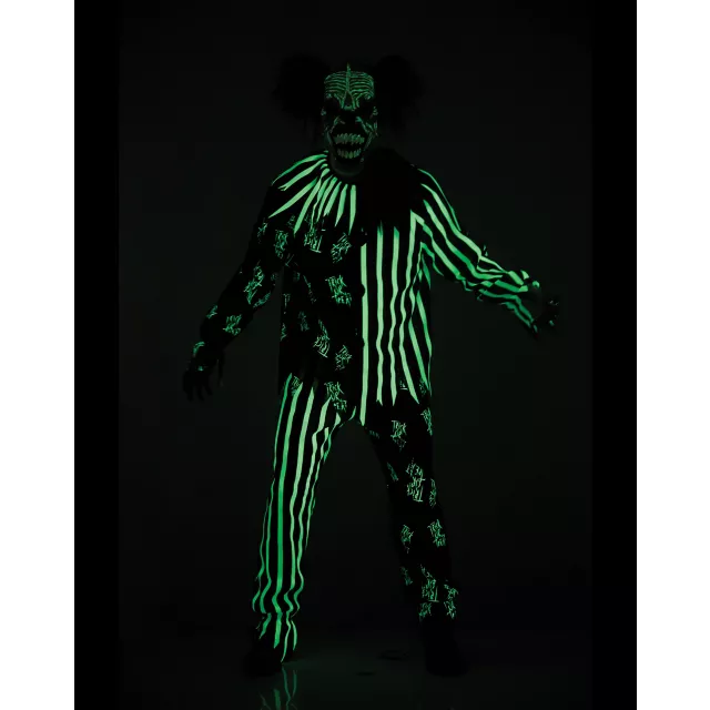 Kids Glow in the Dark Chaos Clown Costume at Spirit Halloween