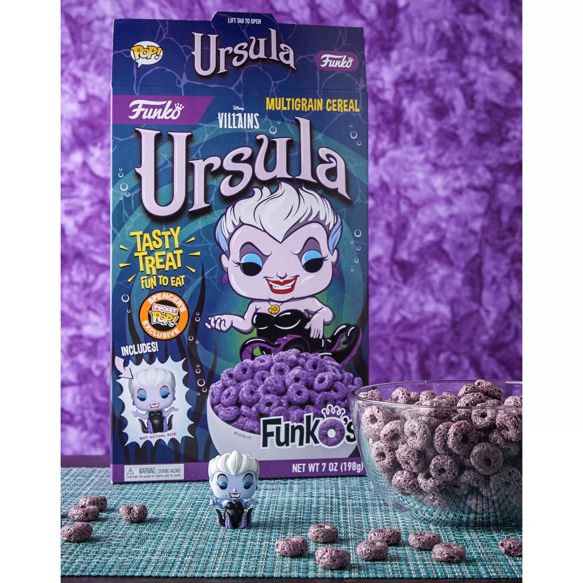 Ursula FunkO’s Cereal with Pocket Pop Figure – Disney Villains at Spencer's