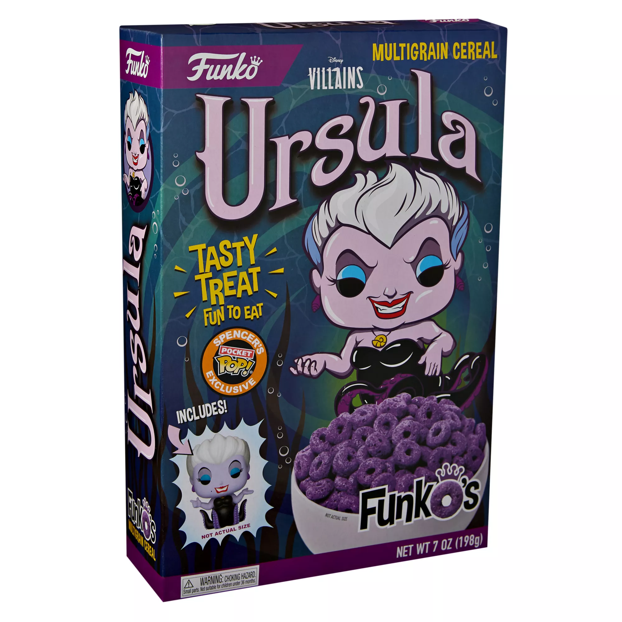 Ursula FunkO’s Cereal with Pocket Pop Figure – Disney Villains at Spencer's