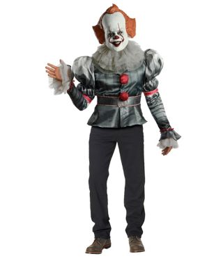 Adult Pennywise Costume Deluxe - It