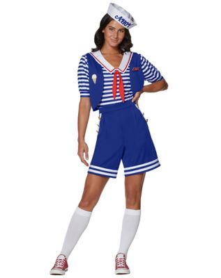 Adult Robin Scoops Ahoy Costume Stranger Things 6933