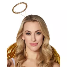 Goldtone Rhinestone Angel Headband at Spencer's