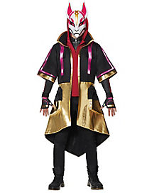 Mask Size Youth Medium 8-10 Hooded Vest NWT Fortnite Drift Skin Costume