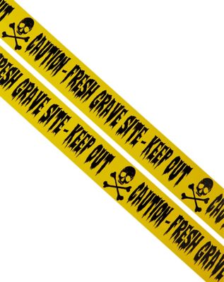 Gravesite Caution Tape