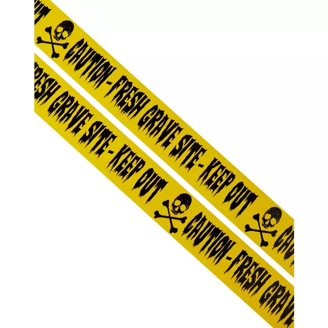 Gravesite Caution Tape at Spirit Halloween