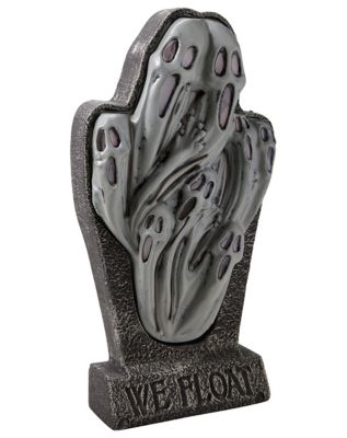 24 Inch Light-Up Ghost Tombstone - Decorations