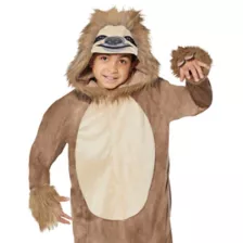 Kids Sloth One-Piece Costume at Spencer's