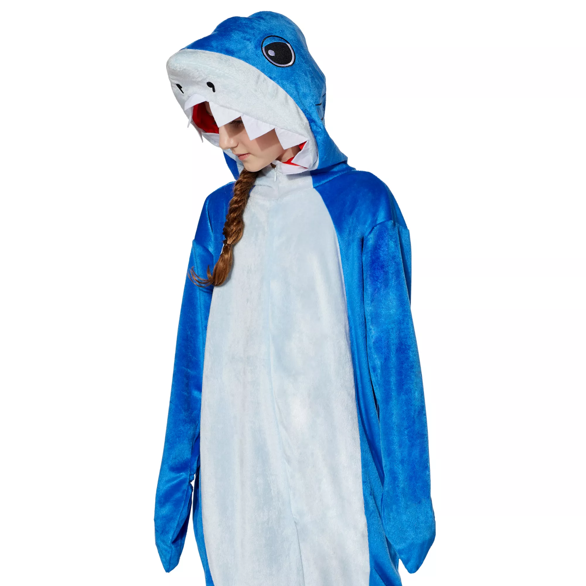 Kids Shark One-Piece Costume at Spencer's