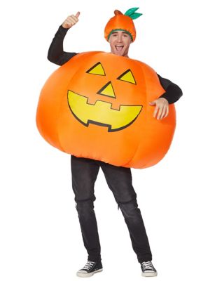 Adult Jack-O'-Lantern Inflatable Costume - Spirithalloween.com