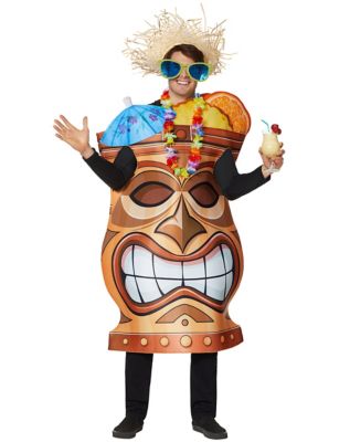 tiki theme outfit