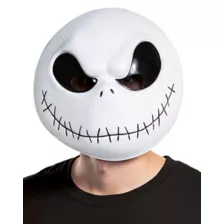 Jack Skellington Half Mask Deluxe - The Nightmare Before Christmas at Spencer's