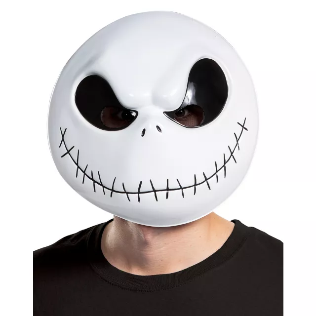 Jack Skellington Half Mask Deluxe - The Nightmare Before Christmas at Spencer's