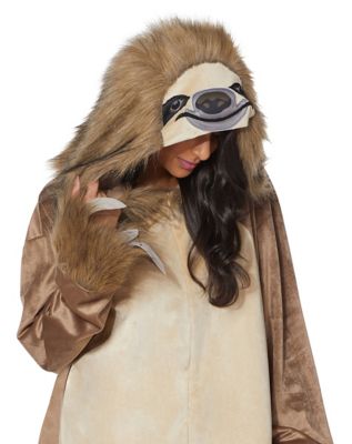 Adult Faux Fur Sloth Union Suit