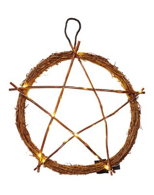 01447317 - Light-Up Pentagram Wreath