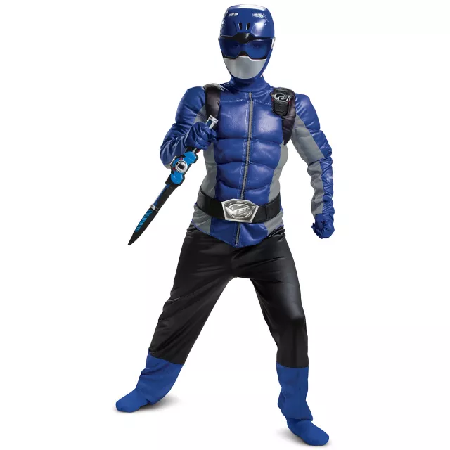 Kids Blue Beast Morphers Ranger Costume - Power Rangers ...