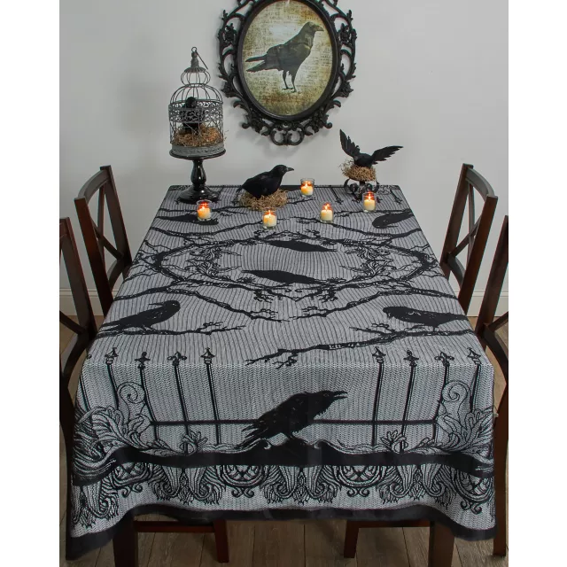 Dark Forest Raven Tablecloth at Spencer's