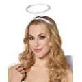 White Sequin Angel Halo at Spirit Halloween