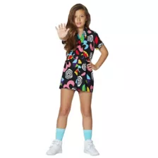 Kids Eleven Geometric Romper -  Stranger Things at Spencer's