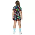 Kids Eleven Geometric Romper -  Stranger Things at Spencer's