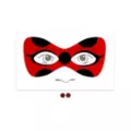 Miraculous Ladybug Earrings and Face Decal Set at Spencer's