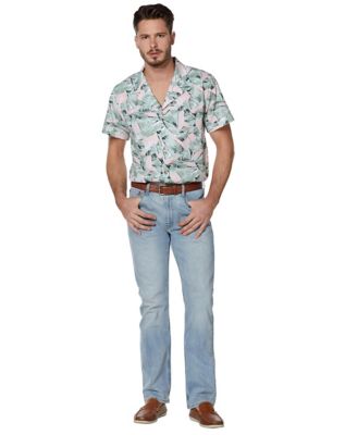 Hopper Button Down Shirt - Stranger Things