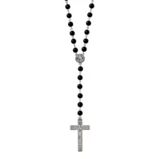 Rosary Bead Necklace at Spencer's