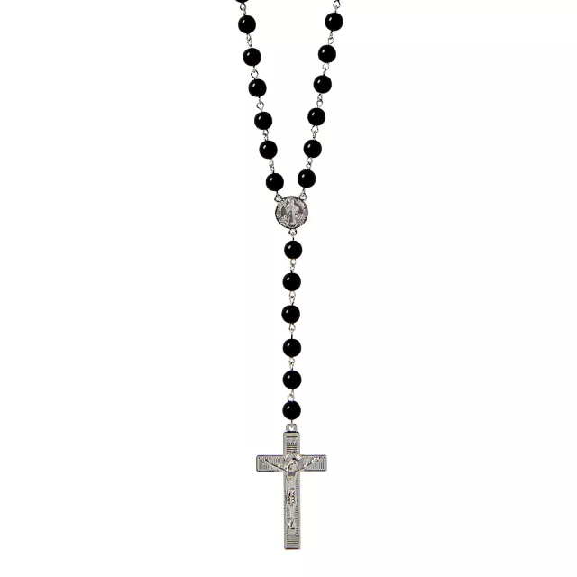 Rosary Bead Necklace at Spencer's