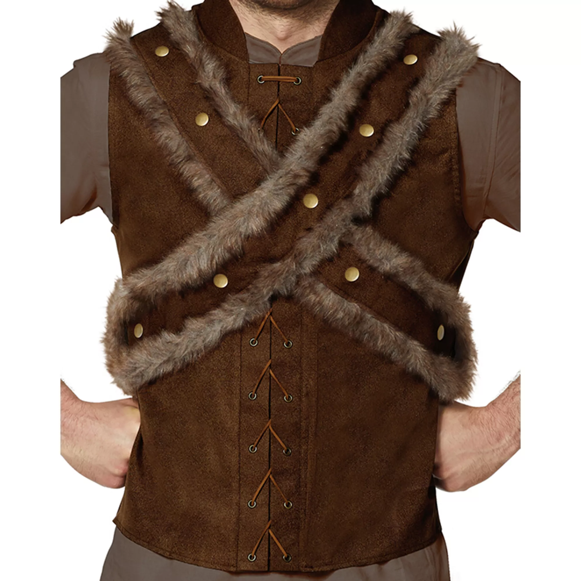 Adult Faux Fur Medieval Vest at Spirit Halloween