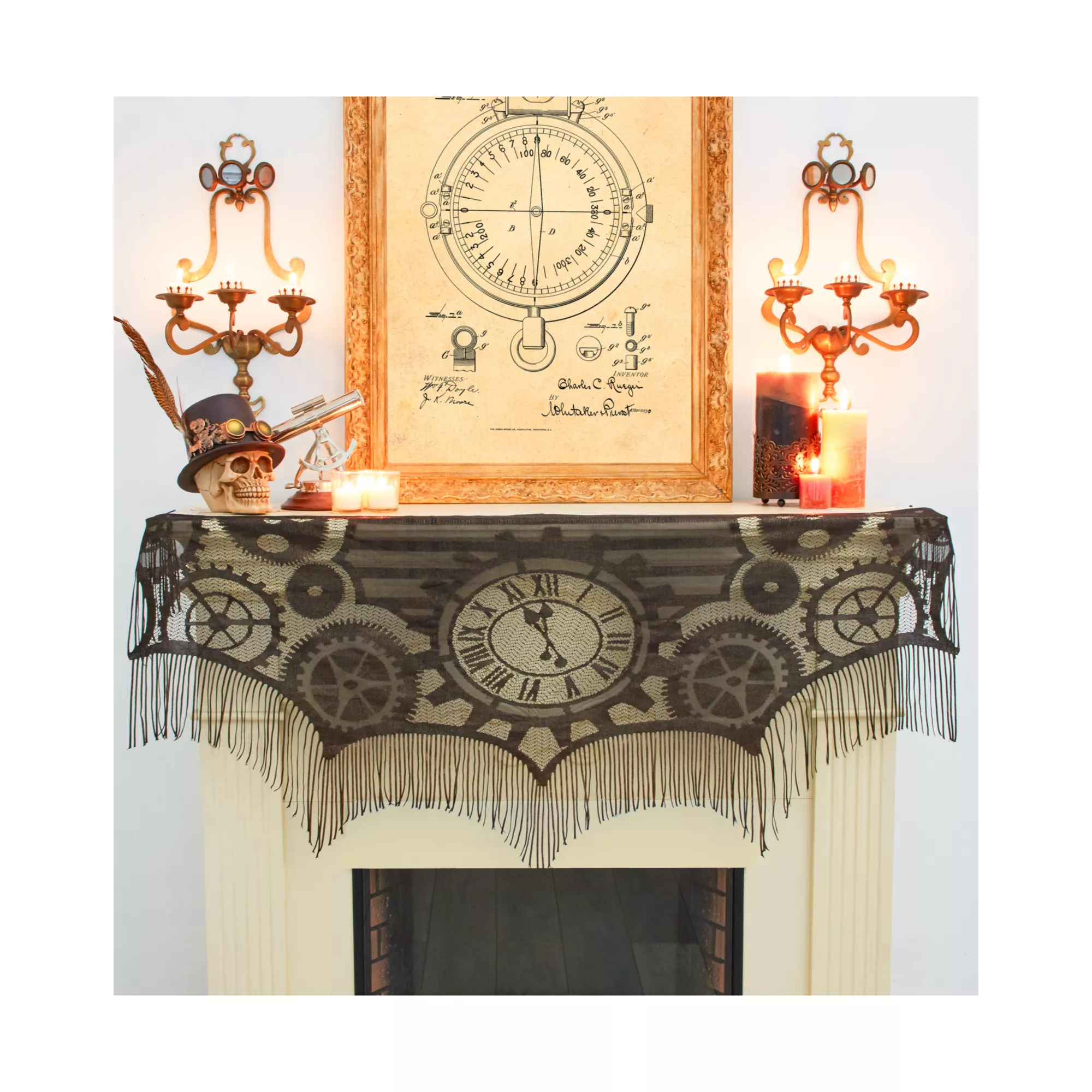 Steampunk Mantle Scarf - Decorations at Spencer's