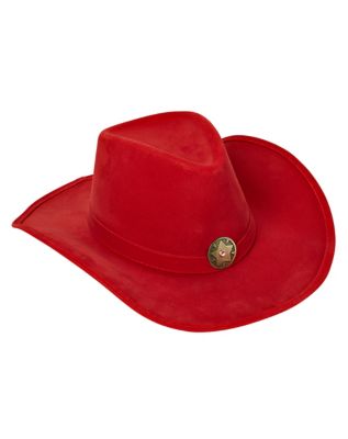 Red cowboy hats store for sale