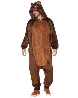 Adult Bear Jumpsuit Costume - Spirithalloween.com