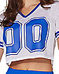 White Cropped Jersey